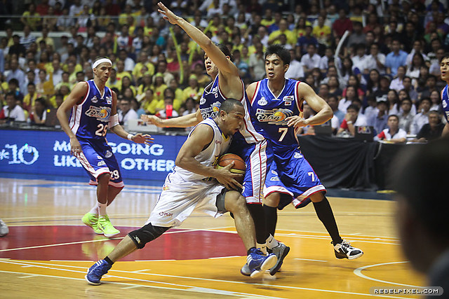 There was no effective way to prevent him from going to the basket.